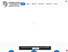 Tablet Screenshot of codeplexus.com